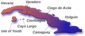 zemljevid Havanna