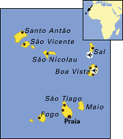 zemljevid Kapverdsko otočje - ostalo
