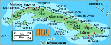 zemljevid Varadero